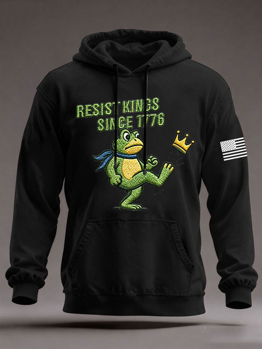Men's Resist Kings Since 1776 Oversized Drop-Shoulder Hoodie With Pockets