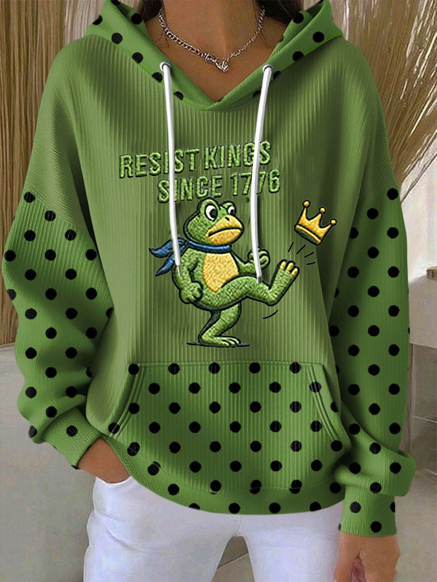 Women's Resist Kings Since 1776 Portland Frog Hoodie