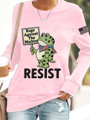 Women's  Resist Frog Long Sleeve Sweatshirt