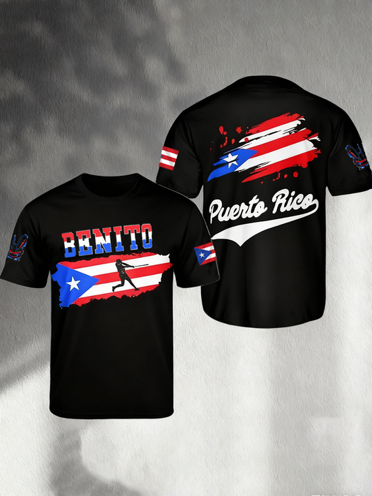 Men's Puerto Rico Benito Bad Bunny short sleeves t-shirt