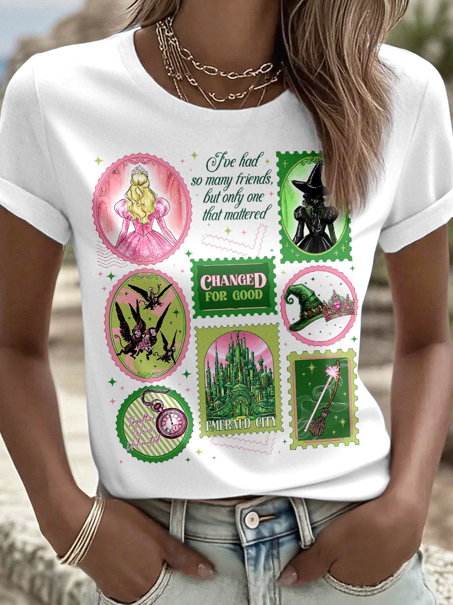 Women's Movie-Inspired Art Print T-Shirt