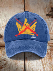 Unisex No Kings Print Hat