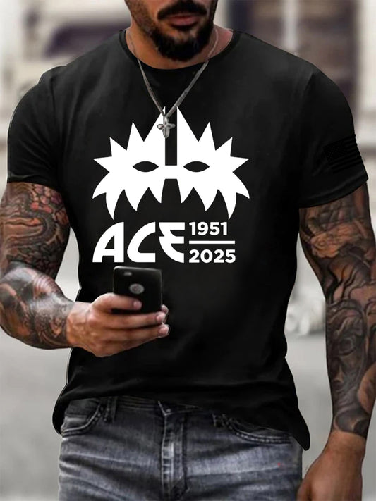 Men's Ace Frehley Printed T-shirt