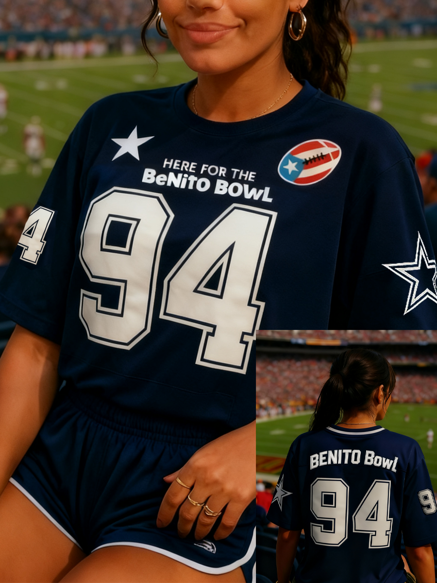 Women's Bad Bunny benito bowl short-sleeved T-shirt