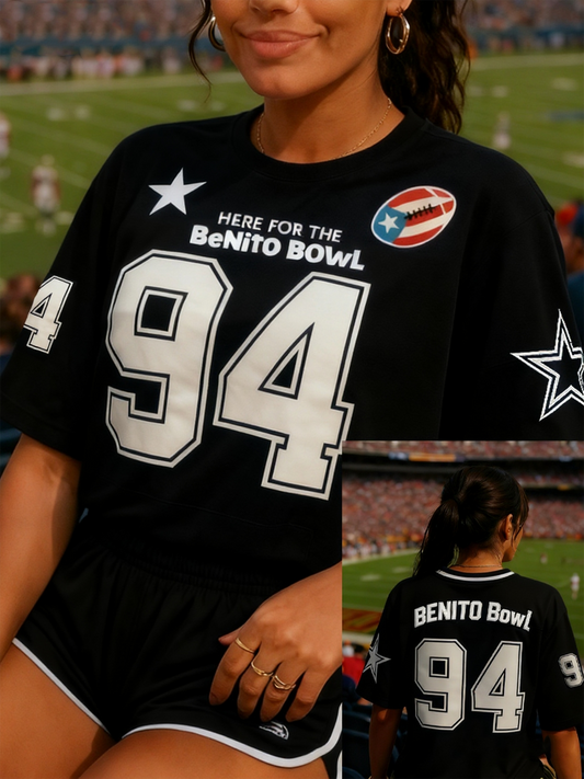 Women's Bad Bunny benito bowl short-sleeved T-shirt