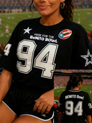 Women's Bad Bunny benito bowl short-sleeved T-shirt