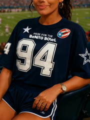 Women's Bad Bunny benito bowl short-sleeved T-shirt