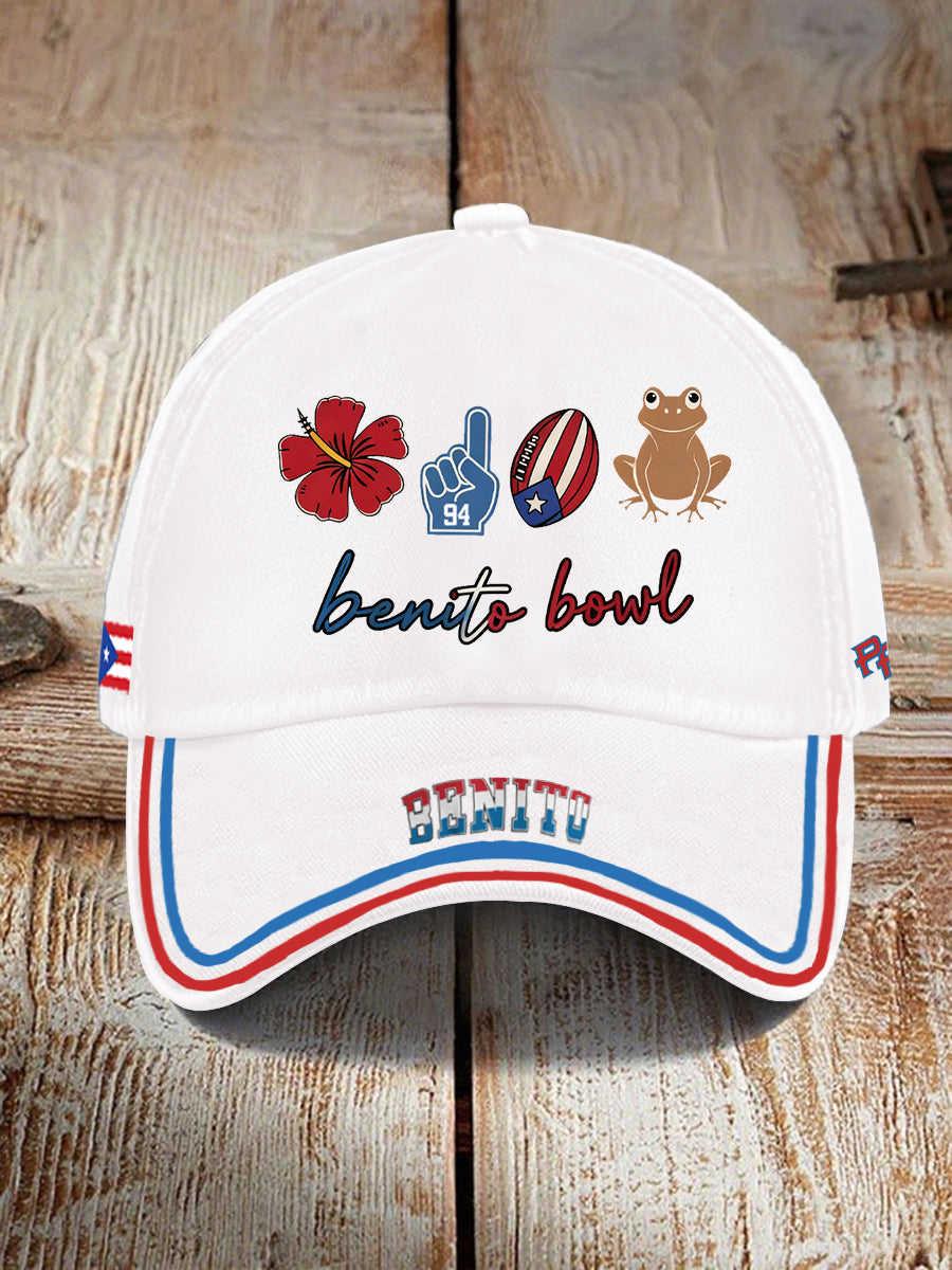 Unisex benito bowl Design Print Hat