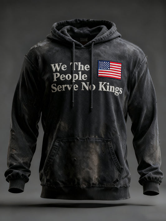 Men's We The People Serve No Kings Printed Hoodie