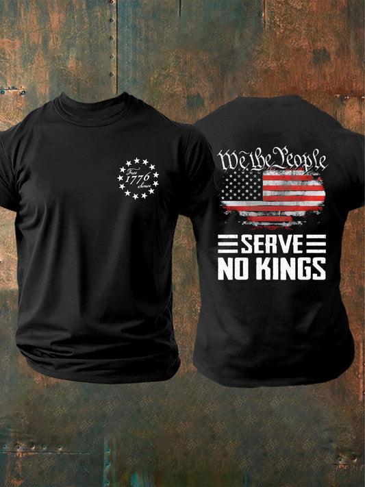 Men's We The People Serve No Kings Printed T-shirt