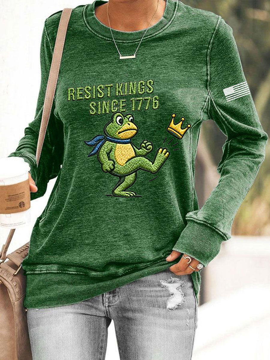 Women's Resist Kings Since 1776 Portland Frog Sweatshirt