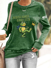 Women's Resist Kings Since 1776 Portland Frog Sweatshirt