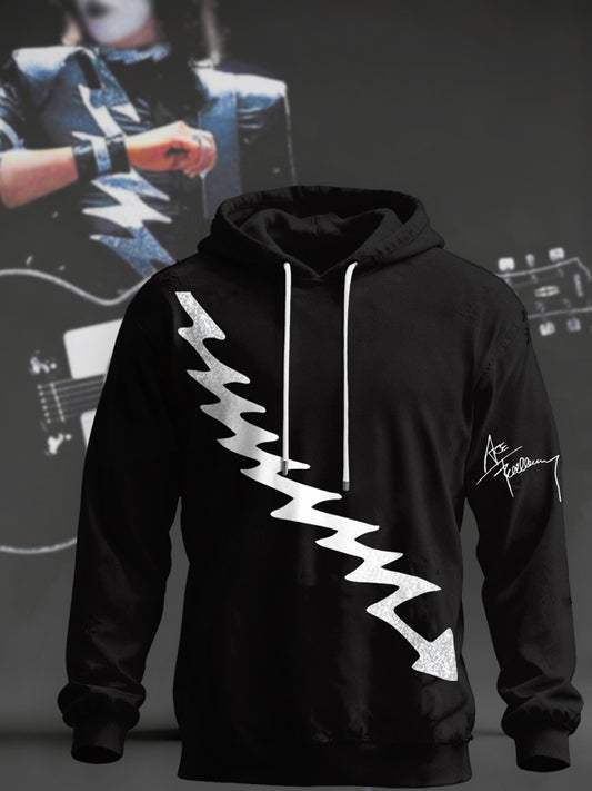 Men's Ace Frehley Printed Hoodie