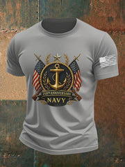 Men's Navy Printed T-shirt