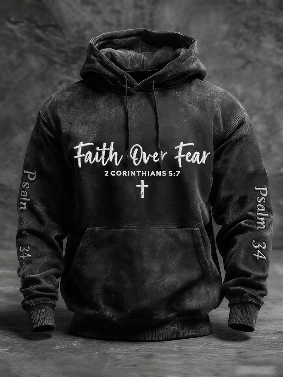 Men's Faith Over Fear Hoodie
