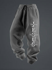 Men's Jesus The Way The Truth The Life Casual Trousers