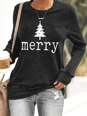 Women's Merry Christmas Casual Sweatshirt