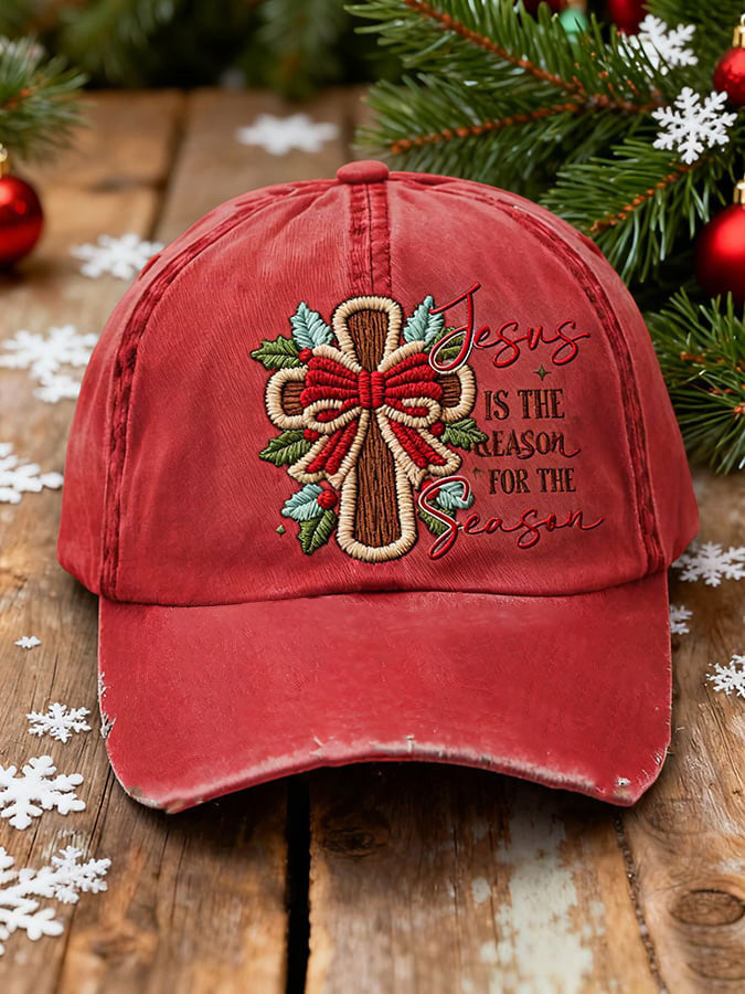 Jesus Is The Reason For The Season Printed Casual Unisex Hat