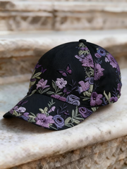 Unisex Retro Bohemian Floral Print Casual Hat