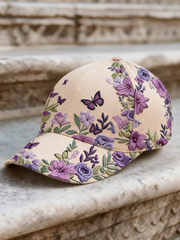 Unisex Retro Bohemian Floral Print Casual Hat
