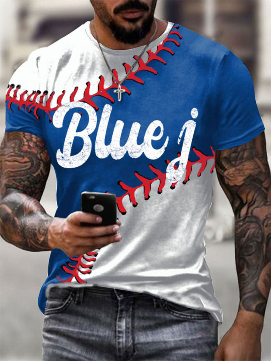 Men's Baseball Short Sleeves T-shirt
