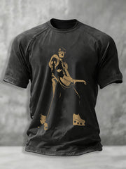 Men's Rock Band Printed T-shirt