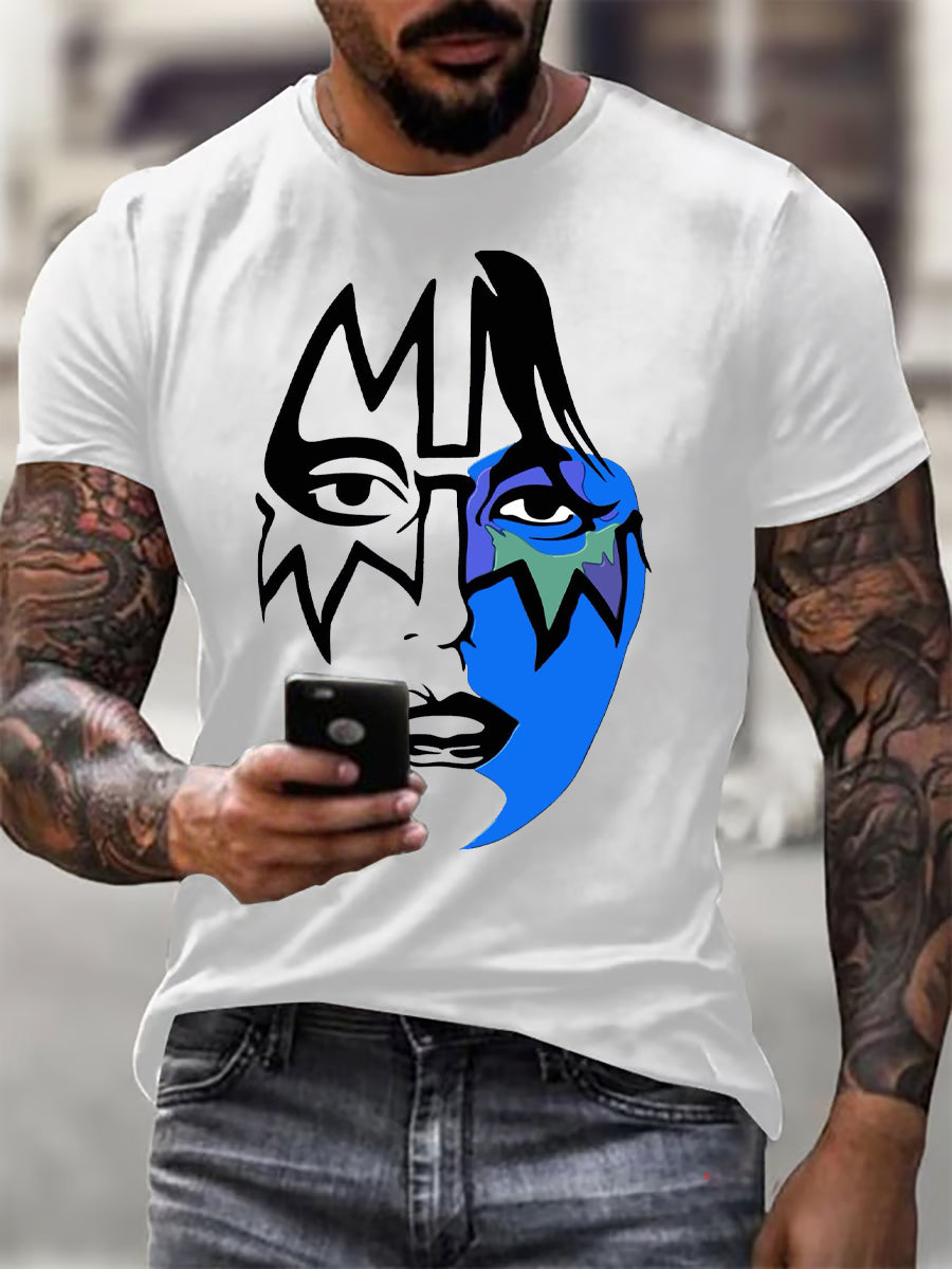 Men's Rock Band Printed T-shirt