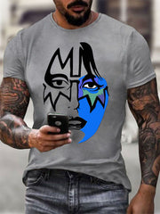 Men's Rock Band Printed T-shirt