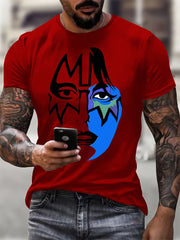 Men's Rock Band Printed T-shirt