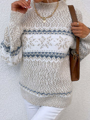 Women's Snowflake Geometric Sweaters