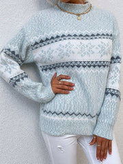 Women's Snowflake Geometric Sweaters