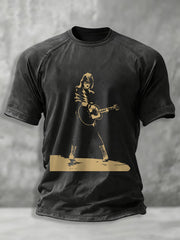 Men's Rock Band Printed T-shirt