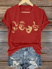 Women's Rock Band Printed T-Shirt