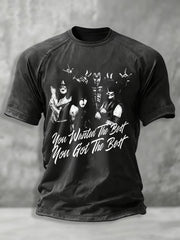 Men's Rock Band Printed T-shirt