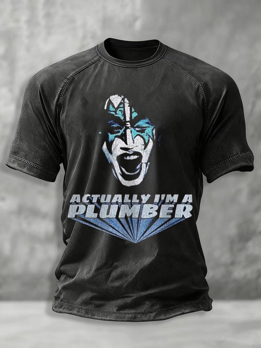 Men's Rock Band Printed T-shirt