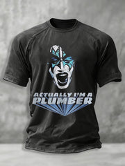 Men's Rock Band Printed T-shirt