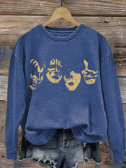 Women's Rock Band Printed Sweatshirt