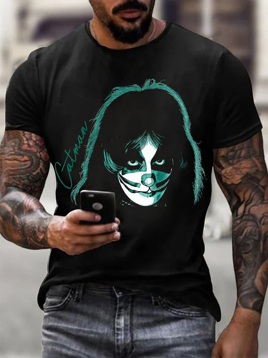 Men's Rock Band Printed T-shirt