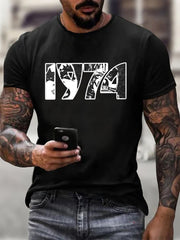 Men's Rock Band Printed T-shirt