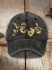 Unisex Rock Band Printed Hat