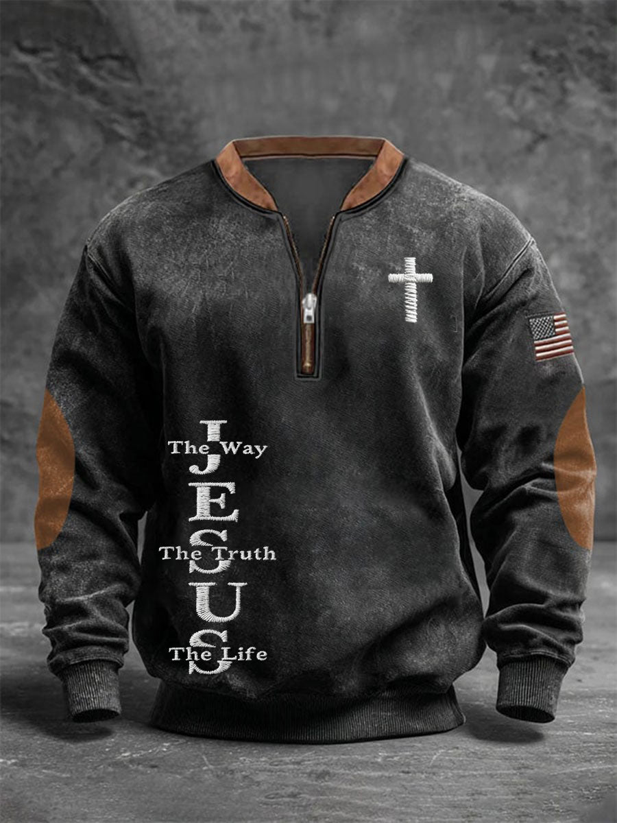 Men's Jesus The Way The Truth The Life Sweatshirt