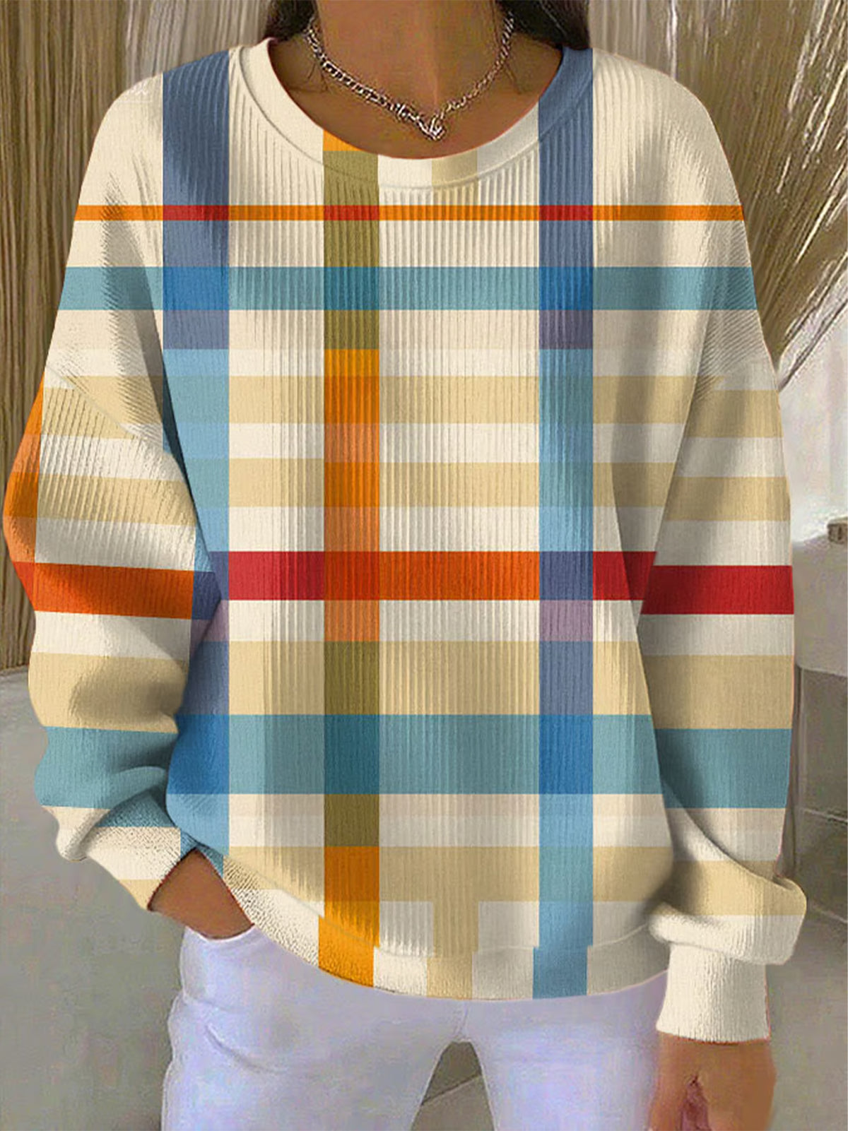 Women's Thanksgiving Print Casual Sweatshirt