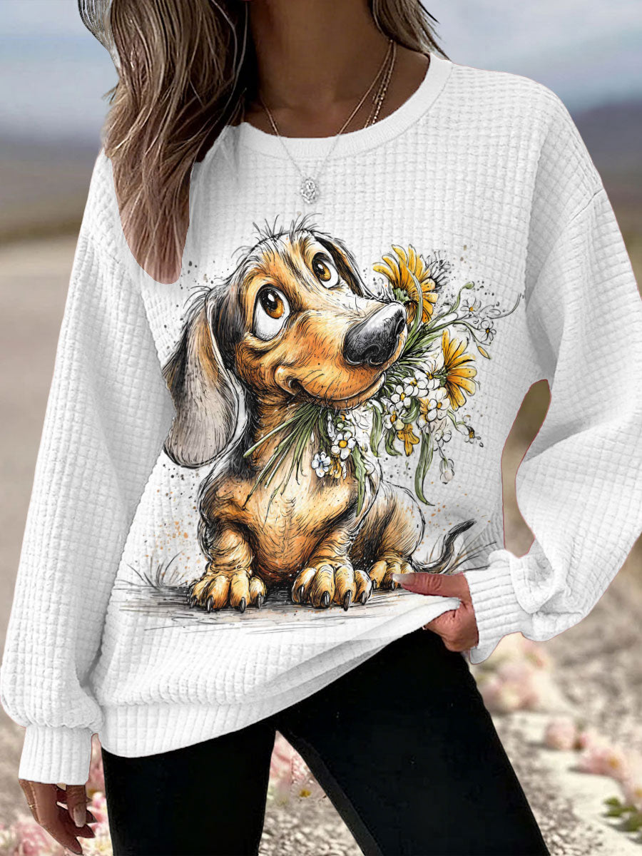 Women's clothing dachshund sweatshirts