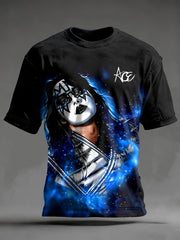 Men's Rock Band Printed T-shirt