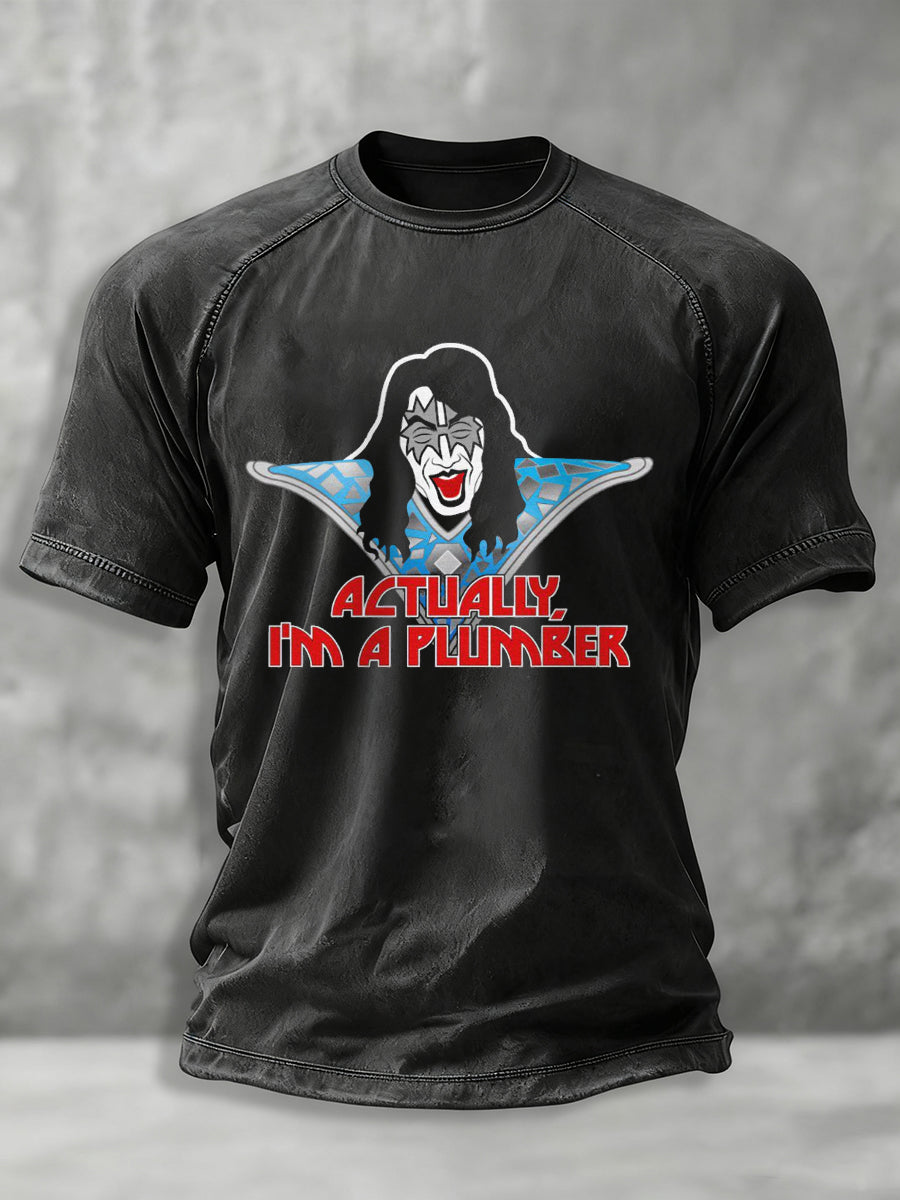 Men's Rock Band Printed T-shirt