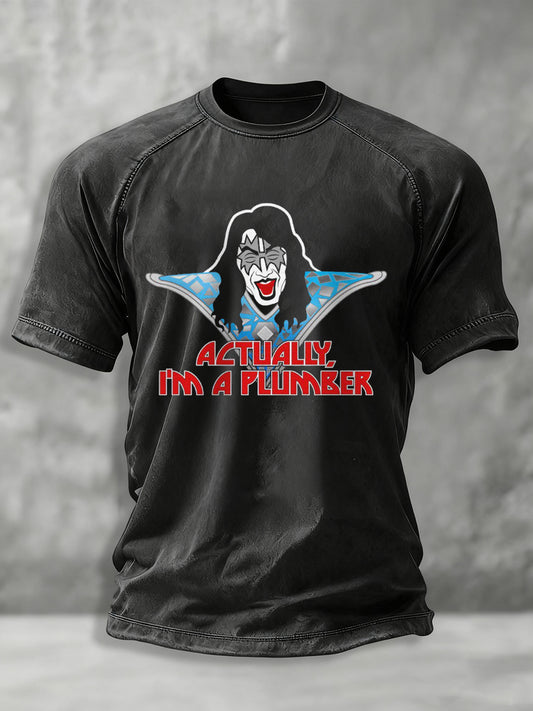 Men's Rock Band Printed T-shirt