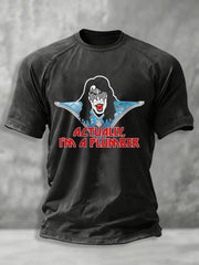 Men's Rock Band Printed T-shirt