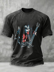Men's Rock Band Printed T-shirt