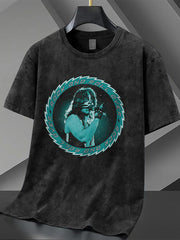Men's Rock Band Printed T-shirt