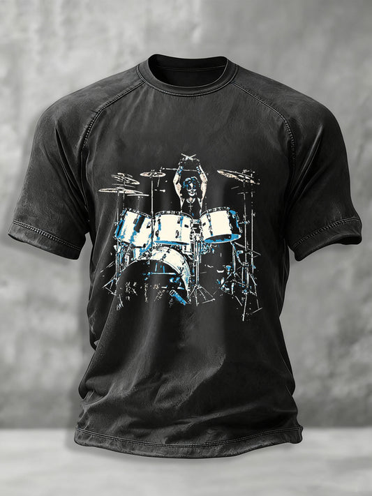 Men's Rock Band Printed T-shirt